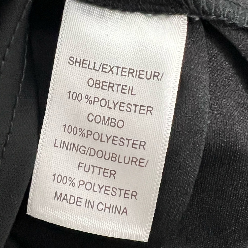 Hailey Logan Adrianna Papell Cocktail Black Mini Dress Spaghetti Straps Sz 11/12 - Picture 10 of 13